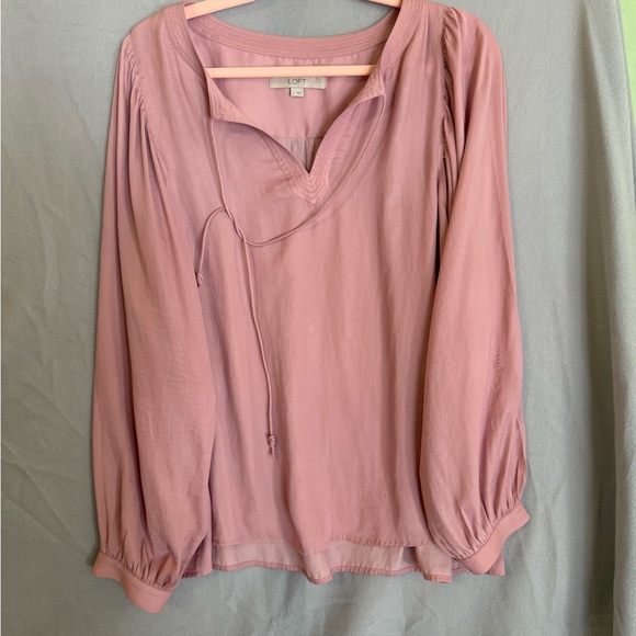 LOFT Tops - LOFT Mauve Blouse for Women